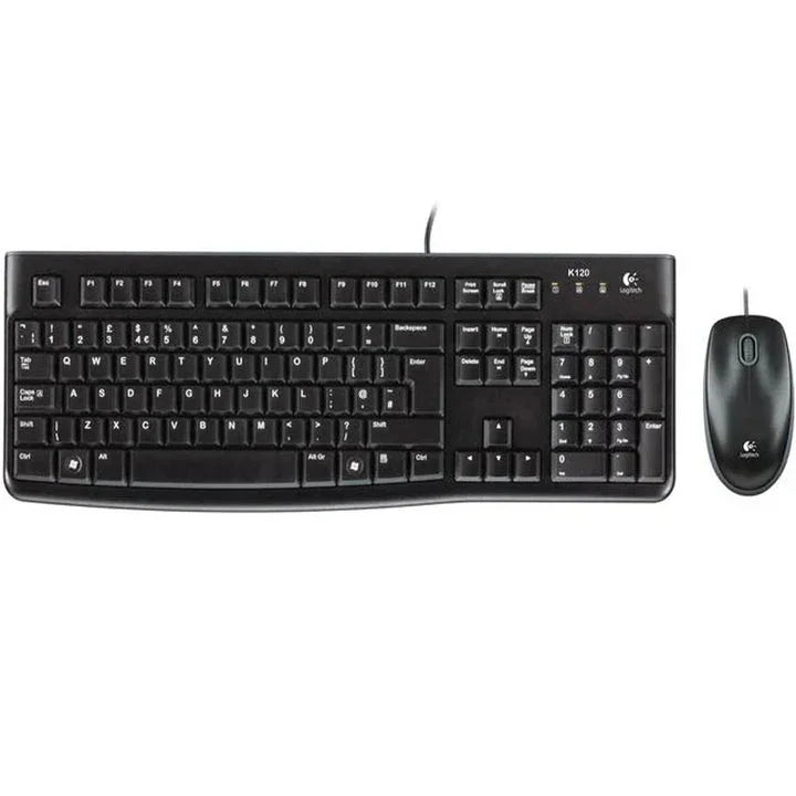 Logitech MK120 wired Keyboard & Mouse - Arb/Eng - Tashqila Logitech MK120 wired Keyboard & Mouse - Arb/Eng - Tashqila
